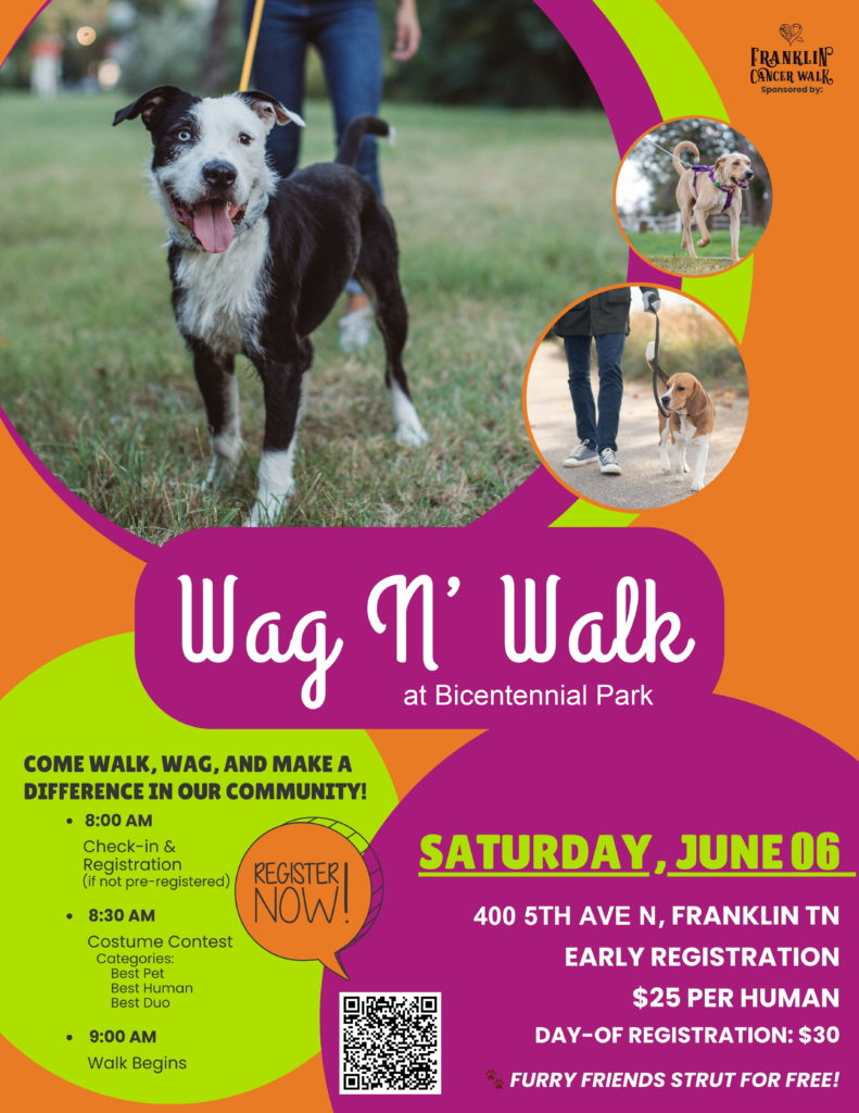 wag n' walk franklin cancer walk 2026 revised